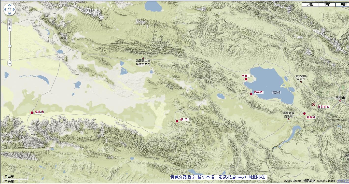 Qinghai Map