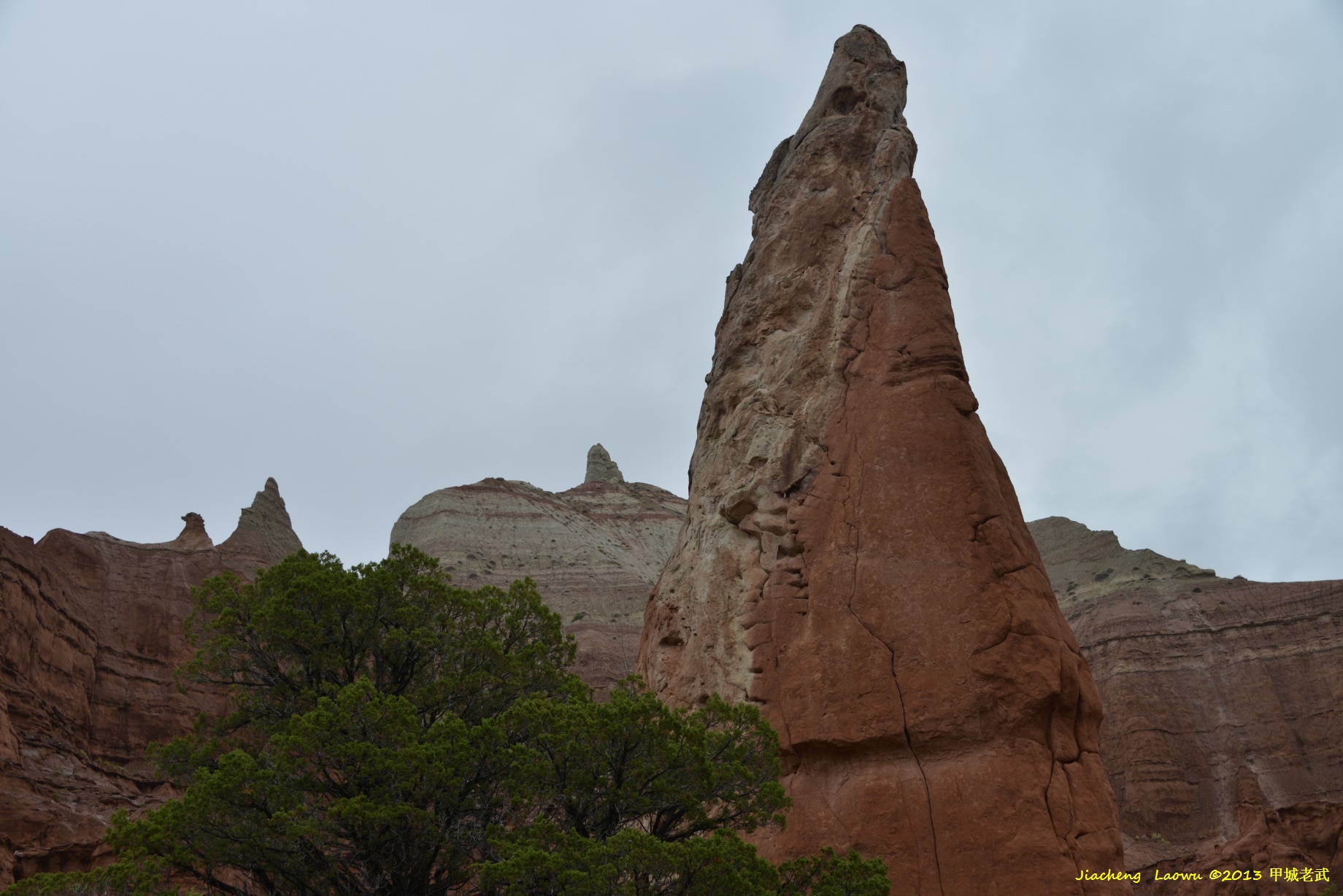 Shark rock in Kodakchrome Basin